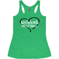 Ladies Slim Fit Super Soft Racerback Triblend Tank