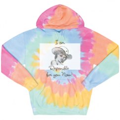 Unisex Tie-Dye Fleece Hoodie