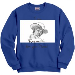 Unisex Film and Foil Crewneck Sweatshirt