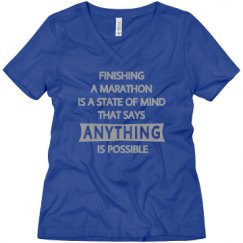 Ladies Relaxed Fit V-Neck Tee