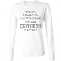 Ladies Relaxed Fit Basic Long Sleeve Tee