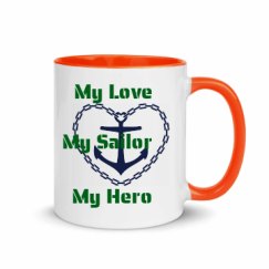 11oz Ceramic Mug with Color Inside