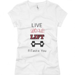 Ladies Slim Fit Basic Promo Jersey Tee