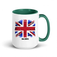 15oz Ceramic Mug with Color Inside