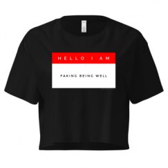 Ladies Festival Cali Crop Top Tee