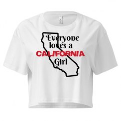 Ladies Festival Cali Crop Top Tee