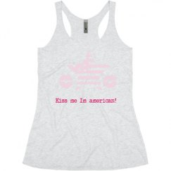Ladies Slim Fit Super Soft Racerback Triblend Tank