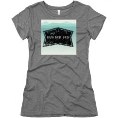 Ladies Slim Fit Super Soft Triblend Tee