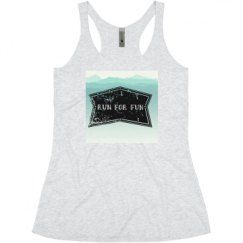 Ladies Slim Fit Super Soft Racerback Triblend Tank