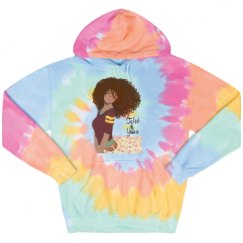 Unisex Tie-Dye Fleece Hoodie