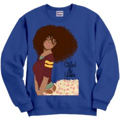 Unisex Film and Foil Crewneck Sweatshirt