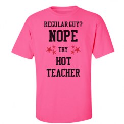 Unisex Ultra Cotton Safety Neon Crewneck Tee