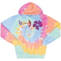 Unisex Tie-Dye Fleece Hoodie
