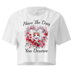 Ladies Festival Cali Crop Top Tee