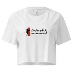 Ladies Festival Cali Crop Top Tee