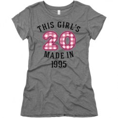 Ladies Slim Fit Super Soft Triblend Tee