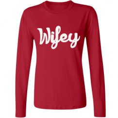 Ladies Relaxed Fit Basic Long Sleeve Tee