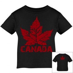Cool Canada Baby T-shirts Retro Canada Baby Shirts