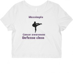 Ladies Slim Fit Crop Top Tee