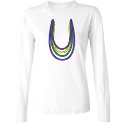 Ladies Relaxed Fit Basic Long Sleeve Tee