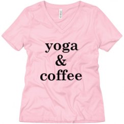 Ladies Relaxed Fit V-Neck Tee