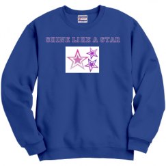 Unisex Film and Foil Crewneck Sweatshirt