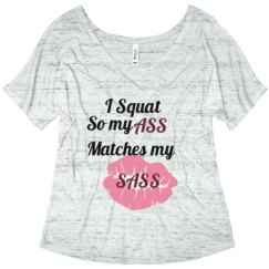 Ladies Flowy Slouchy Tee