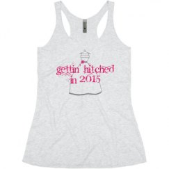 Ladies Slim Fit Super Soft Racerback Triblend Tank