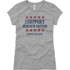 Ladies Slim Fit Basic Promo Jersey Tee