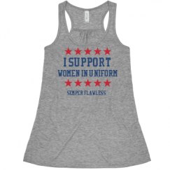 Ladies Flowy Racerback Tank