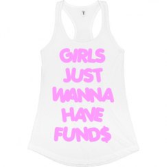 Ladies Slim Fit Racerback Tank Top