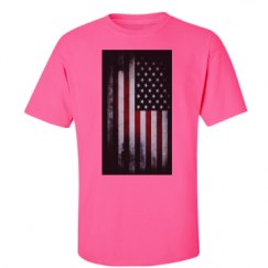 Unisex Ultra Cotton Safety Neon Crewneck Tee