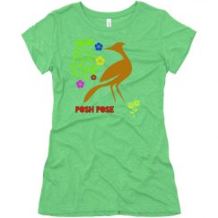 Ladies Slim Fit Super Soft Triblend Tee