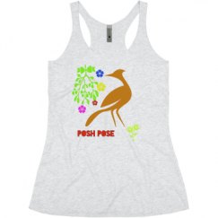 Ladies Slim Fit Super Soft Racerback Triblend Tank