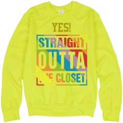 Unisex Neon Crewneck Sweatshirt