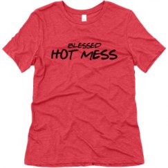 Ladies Relaxed Fit Super Soft Triblend Tee