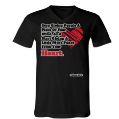 Unisex V-Neck Jersey Tee