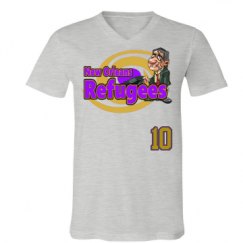 Unisex V-Neck Jersey Tee