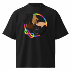 Unisex Organic Oversized High Neck T-Shirt