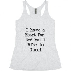 Ladies Slim Fit Super Soft Racerback Triblend Tank