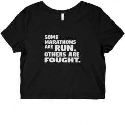 Ladies Slim Fit Crop Top Tee