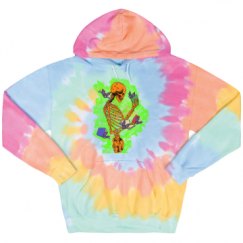 Unisex Tie-Dye Fleece Hoodie