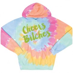 Unisex Tie-Dye Fleece Hoodie