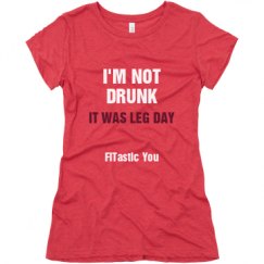 Ladies Slim Fit Super Soft Triblend Tee