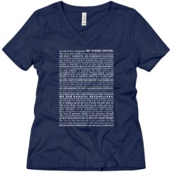 Ladies Relaxed Fit V-Neck Tee