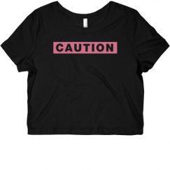 Ladies Slim Fit Crop Top Tee