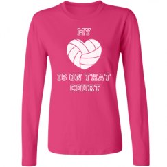 Ladies Relaxed Fit Basic Long Sleeve Tee