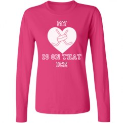 Ladies Relaxed Fit Basic Long Sleeve Tee