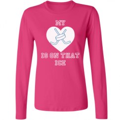 Ladies Relaxed Fit Basic Long Sleeve Tee
