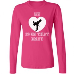 Ladies Relaxed Fit Basic Long Sleeve Tee